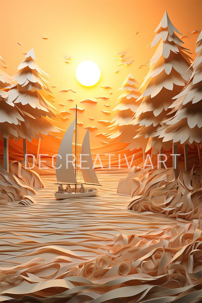 Quilled Landscapes Collection 107