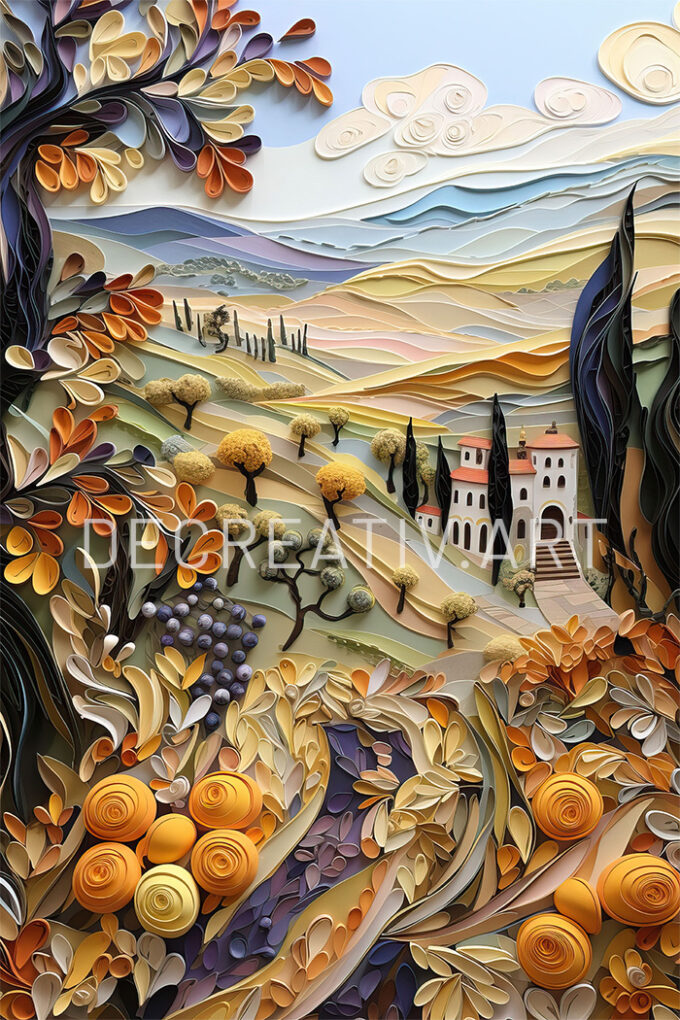 Quilled Landscapes Collection 14