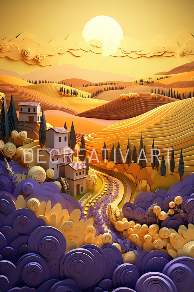 Quilled Landscapes Collection 18