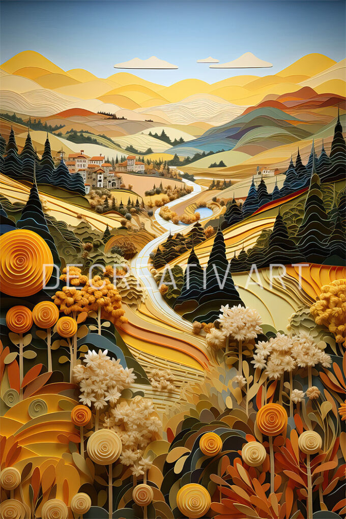 Quilled Landscapes Collection 33