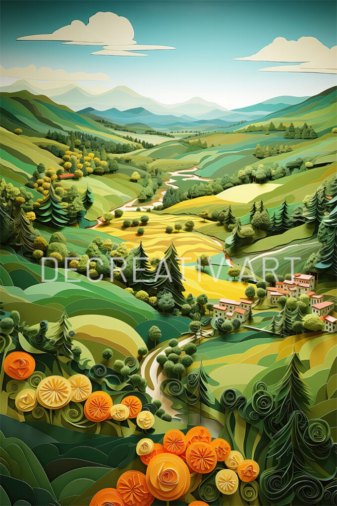 Quilled Landscapes Collection 46