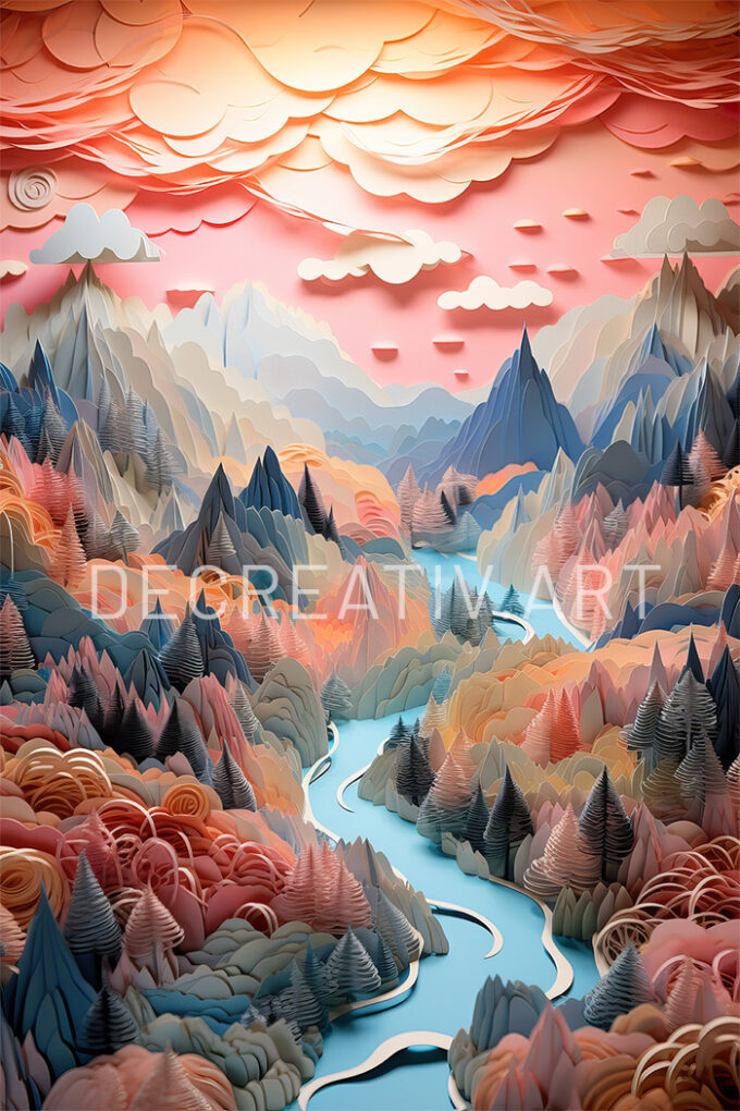 Quilled Landscapes Collection 48