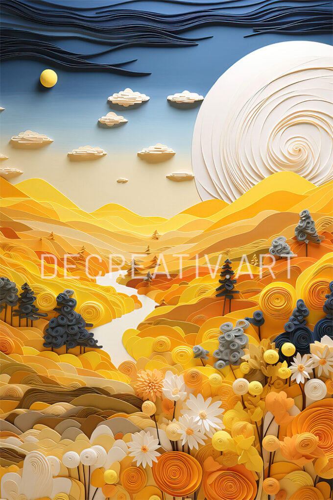 Quilled Landscapes Collection 05