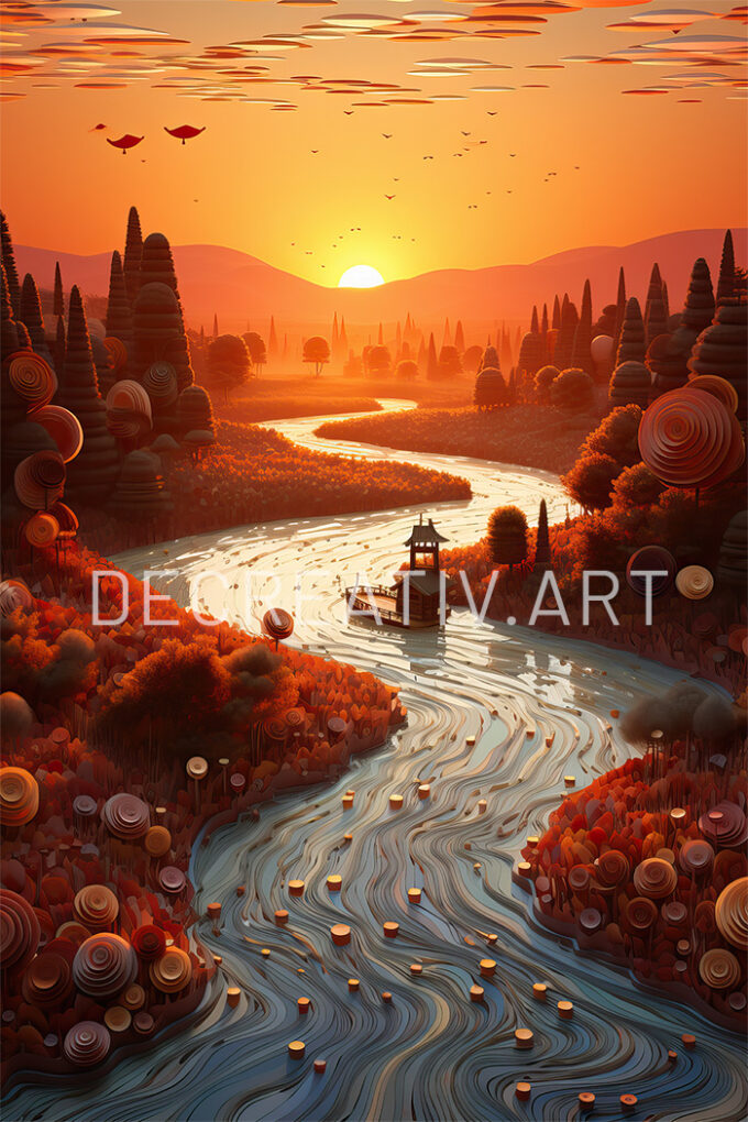 Quilled Landscapes Collection 54