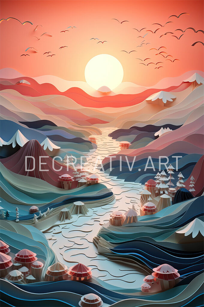 Quilled Landscapes Collection 58
