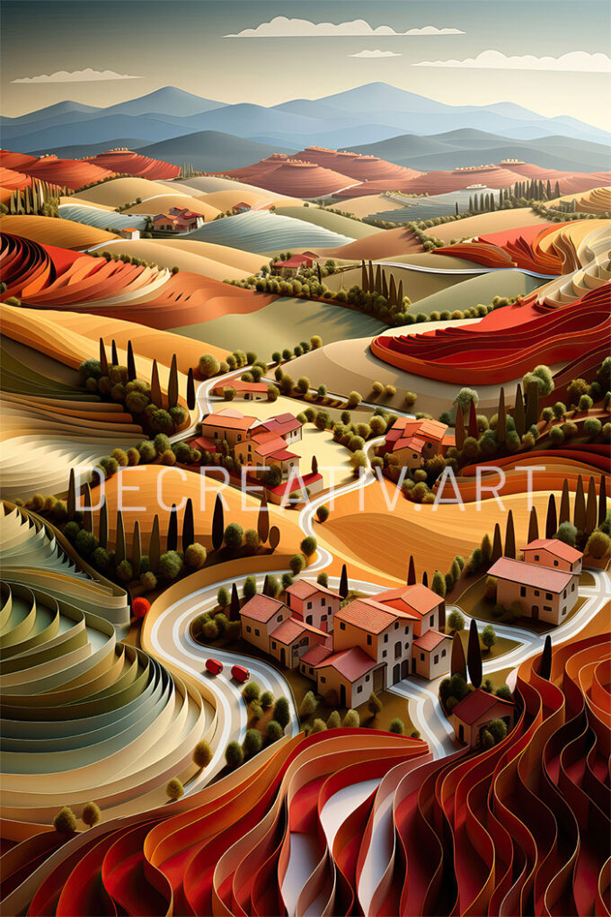 Quilled Landscapes Collection 06