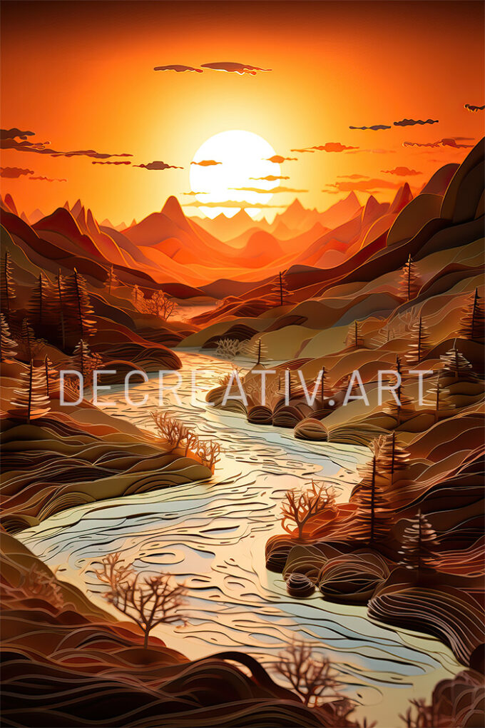 Quilled Landscapes Collection 63