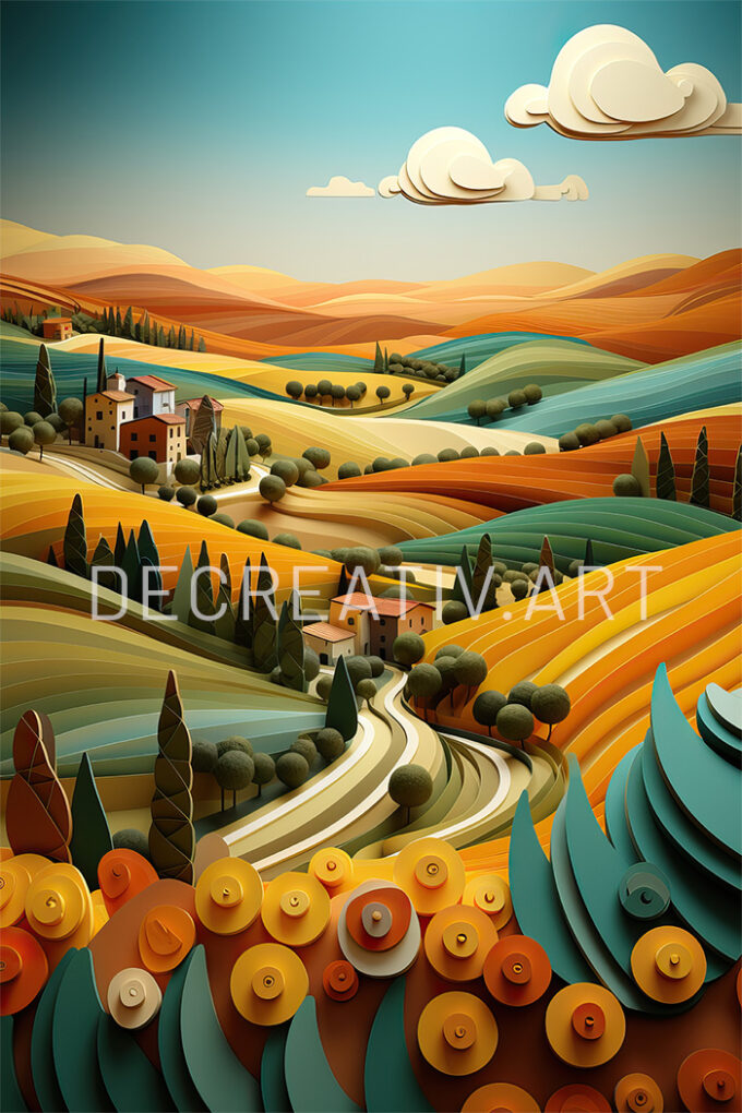 Quilled Landscapes Collection 72