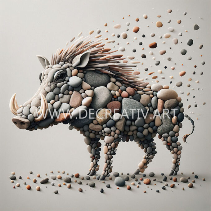 Animals in Pebbles Collection 08